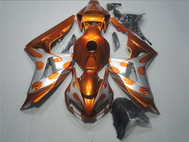 06-07 Orange Honda CBR1000RR Motorrad Verkleidung
