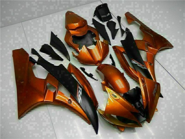 06-07 Orange Yamaha YZF R6 Motorrad Verkleidung 06-07 Orange Yamaha YZF R6 Motorrad Verkleidung