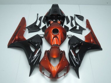 06-07 Orange und Schwarz Honda CBR1000RR Motorrad Verkleidung