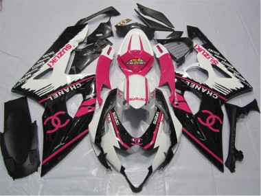 06-07 Rosa Chanel Suzuki GSXR 600 Motorrad Verkleidung