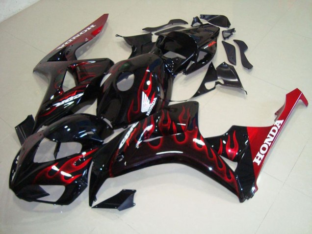 06-07 Rot Flamme Honda CBR1000RR Motorrad Verkleidung