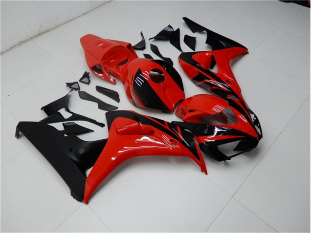 06-07 Rot Schwarz Honda CBR1000RR Motorrad Verkleidung