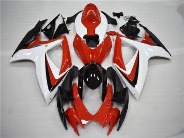 06-07 Rot Schwarz Suzuki GSXR 600/750 Motorrad Verkleidung