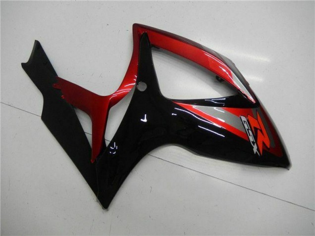 06-07 Rot Schwarz Suzuki GSXR 600/750 Motorrad Verkleidung & Plastik