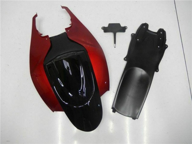 06-07 Rot Schwarz Suzuki GSXR 600/750 Motorrad Verkleidung & Plastik