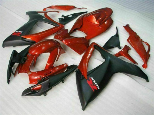 06-07 Rot Schwarz Suzuki GSXR 600/750 Motorrad Verkleidungen 06-07 Rot Schwarz Suzuki GSXR 600/750 Motorrad Verkleidungen