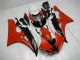 06-07 Rot Schwarz Yamaha YZF R6 Motorrad Verkleidung