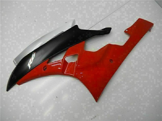 06-07 Rot Schwarz Yamaha YZF R6 Motorrad Verkleidung