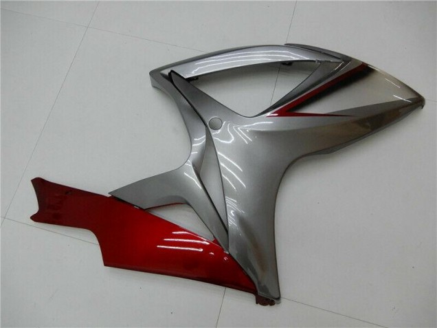 06-07 Rot Silber Suzuki GSXR 600/750 Motorrad Verkleidung 06-07 Rot Silber Suzuki GSXR 600/750 Motorrad Verkleidung