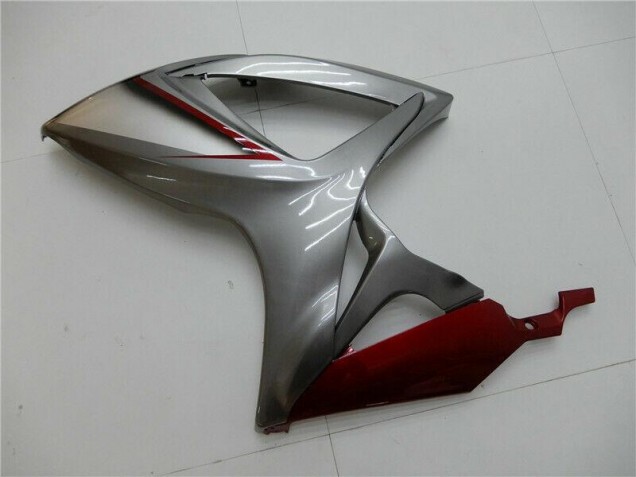06-07 Rot Silber Suzuki GSXR 600/750 Motorrad Verkleidung 06-07 Rot Silber Suzuki GSXR 600/750 Motorrad Verkleidung