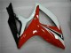 06-07 Rot Weiß Suzuki GSXR 600/750 Motorrad Verkleidungen