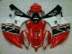 06-07 Rot Weiß Yamaha YZF R6 Motor Verkleidungen