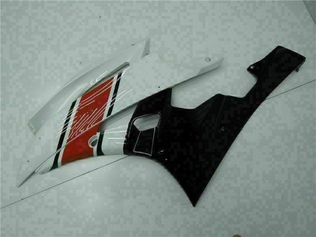 06-07 Rot Weiß Yamaha YZF R6 Motorrad Vollverkleidung 06-07 Rot Weiß Yamaha YZF R6 Motorrad Vollverkleidung