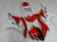 06-07 Rot Weiß Yamaha YZF R6 Motorrad Vollverkleidung & Plastik 06-07 Rot Weiß Yamaha YZF R6 Motorrad Vollverkleidung & Plastik