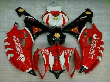 06-07 Rot Yamaha YZF R6 Motorrad Vollverkleidung