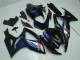 06-07 Schwarz Blau Suzuki GSXR 600/750 Motorrad Verkleidungen