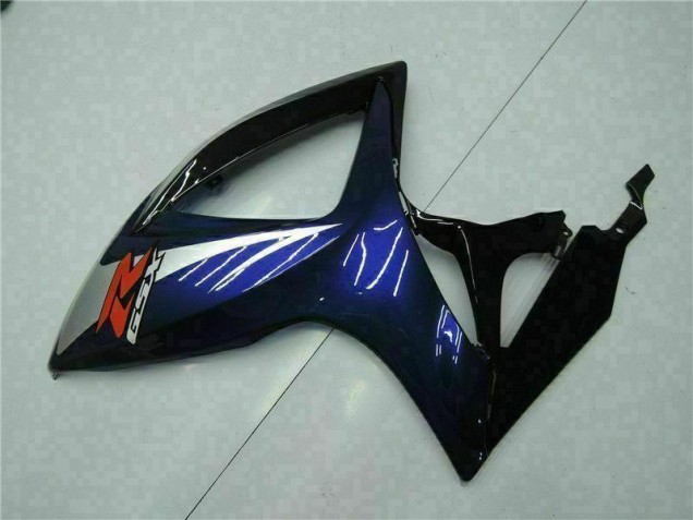 06-07 Schwarz Blau Suzuki GSXR 600/750 Motorrad Vollverkleidung