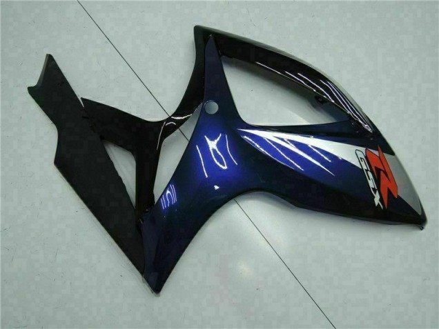 06-07 Schwarz Blau Suzuki GSXR 600/750 Motorrad Vollverkleidung