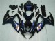 06-07 Schwarz Blau Suzuki GSXR 600/750 Motorrad Vollverkleidung