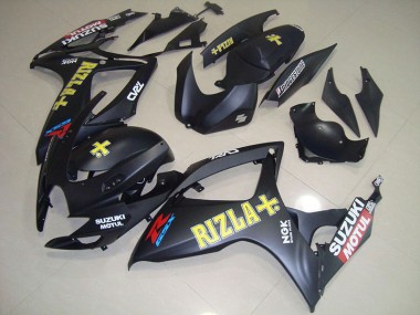 06-07 Schwarz Gelb Rizla Suzuki GSXR 750 Motorrad Verkleidung
