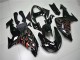 06-07 Schwarz Grau Rot Kawasaki ZX10R Motorrad Verkleidung 06-07 Schwarz Grau Rot Kawasaki ZX10R Motorrad Verkleidung
