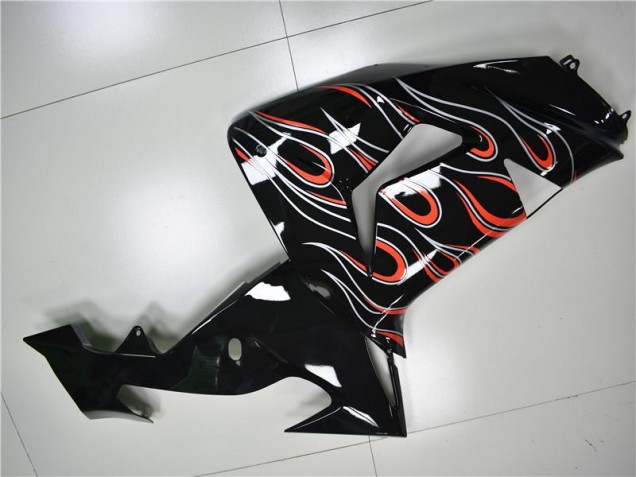 06-07 Schwarz Grau Rot Kawasaki ZX10R Motorrad Verkleidung 06-07 Schwarz Grau Rot Kawasaki ZX10R Motorrad Verkleidung