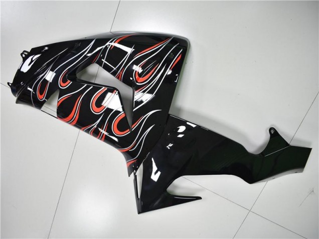06-07 Schwarz Grau Rot Kawasaki ZX10R Motorrad Verkleidung 06-07 Schwarz Grau Rot Kawasaki ZX10R Motorrad Verkleidung