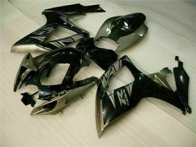 06-07 Schwarz Grau Suzuki GSXR 600/750 Motorrad Verkleidungen
