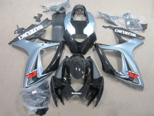 06-07 Schwarz Grau Suzuki GSXR 600 Motorrad Verkleidung 06-07 Schwarz Grau Suzuki GSXR 600 Motorrad Verkleidung