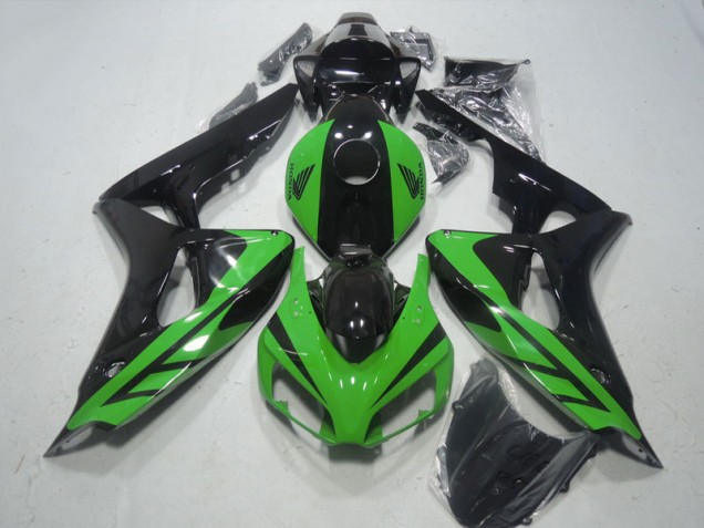06-07 Schwarz Grün Honda CBR1000RR Motorrad Verkleidungen