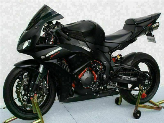 06-07 Schwarz Honda CBR1000RR Motorrad Verkleidung & Plastik