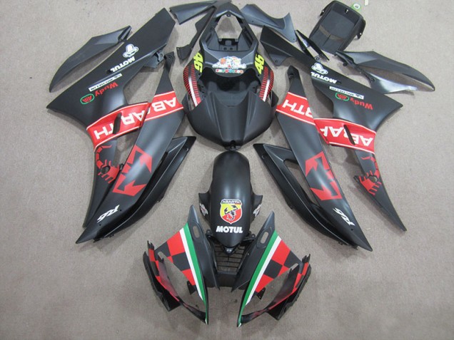 06-07 Schwarz Motul 46 Yamaha YZF R6 Motorrad Verkleidung 06-07 Schwarz Motul 46 Yamaha YZF R6 Motorrad Verkleidung