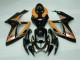 06-07 Schwarz Orange Suzuki GSXR 600/750 Motorrad Verkleidung