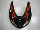 06-07 Schwarz Rot Kawasaki ZX10R Motorrad Verkleidung