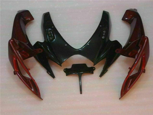 06-07 Schwarz Rot Suzuki GSXR 600/750 Motorrad Verkleidungen 06-07 Schwarz Rot Suzuki GSXR 600/750 Motorrad Verkleidungen