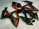 06-07 Schwarz Rot Suzuki GSXR 600/750 Motorrad Vollverkleidung