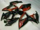 06-07 Schwarz Rot Suzuki GSXR 600/750 Motorrad Vollverkleidung