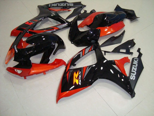 06-07 Schwarz Rot Suzuki GSXR 750 Motorrad Verkleidungen 06-07 Schwarz Rot Suzuki GSXR 750 Motorrad Verkleidungen