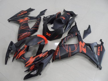 06-07 Schwarz Rot Suzuki GSXR 750 Motorrad Vollverkleidung