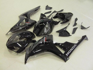 06-07 Schwarz Silber Honda CBR1000RR Motorrad Verkleidung