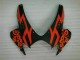 06-07 Schwarz Suzuki GSXR 600/750 Motorrad Verkleidung Komplett Sets