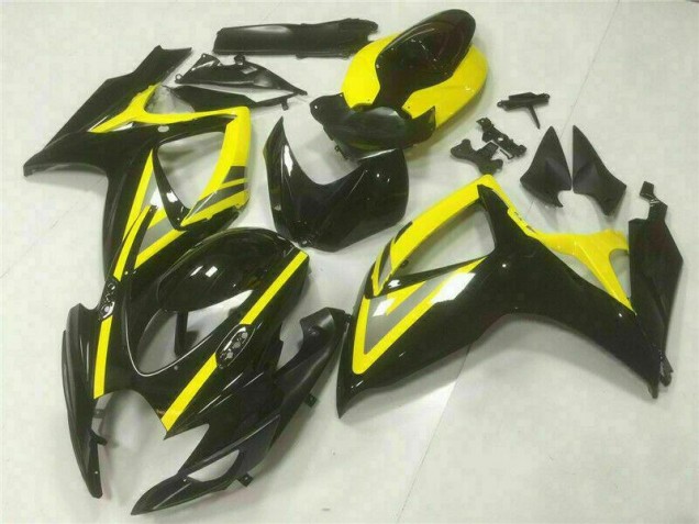 06-07 Schwarz Suzuki GSXR 600/750 Motorrad Verkleidung & Plastik