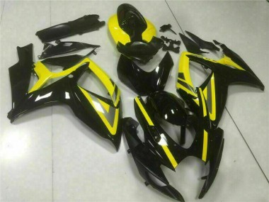 06-07 Schwarz Suzuki GSXR 600/750 Motorrad Verkleidung & Plastik