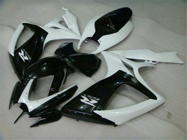 06-07 Schwarz Weiß Suzuki GSXR 600/750 Motorrad Verkleidung 06-07 Schwarz Weiß Suzuki GSXR 600/750 Motorrad Verkleidung