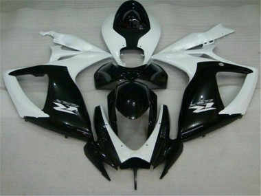 06-07 Schwarz Weiß Suzuki GSXR 600/750 Motorrad Verkleidung