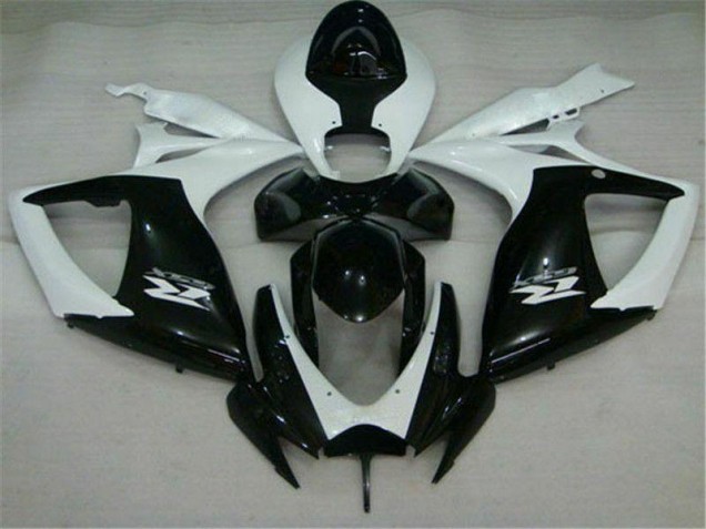 06-07 Schwarz Weiß Suzuki GSXR 600/750 Motorrad Verkleidung 06-07 Schwarz Weiß Suzuki GSXR 600/750 Motorrad Verkleidung