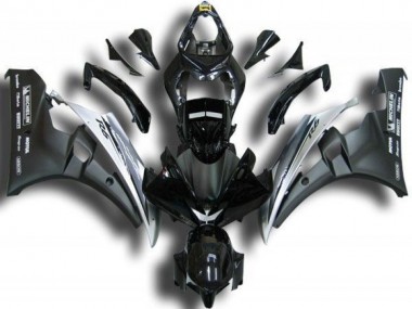 06-07 Schwarz Weiß Yamaha YZF R6 Motorrad Verkleidung