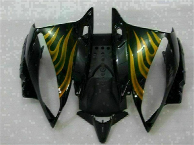 06-07 Schwarz Yamaha YZF R6 Motorrad Verkleidung