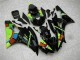 06-07 Schwarz Yamaha YZF R6 Motorrad Vollverkleidung