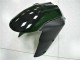 06-07 Schwarz rote Flamme Kawasaki ZX10R Motorrad Verkleidungen